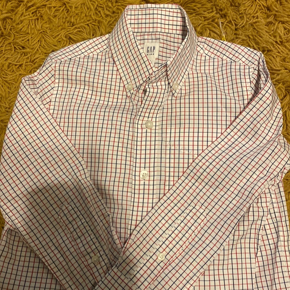 Gap Kids Button Down Boys Shirt Size 6/7